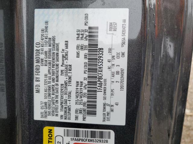 2017 FORD MUSTANG GT 1FA6P8CFXH5329328