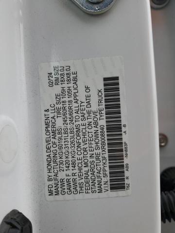 2024 HONDA RIDGELINE - 5FPYK3F1XRB008840