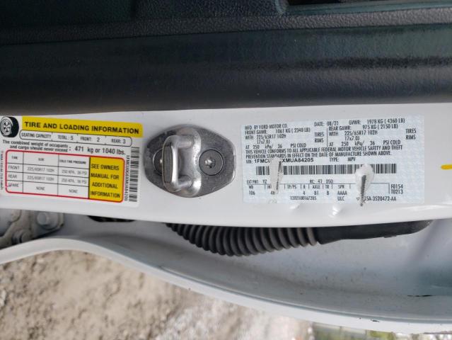 2021 FORD ESCAPE 1FMCU0G6XMUA84205