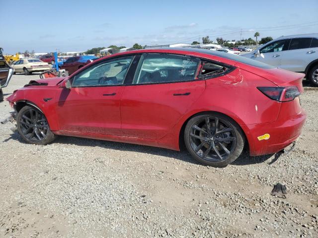 TESLA MODEL 3 2022 red  electric 5YJ3E1EB5NF128080 photo #3