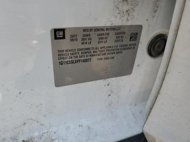 2015 CHEVROLET MALIBU 1LT 1G11C5SLXFF140877