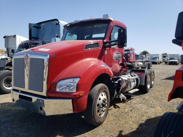 KENWORTH T880 2024 red  diesel 1XKZD49X2RJ372146 photo #3