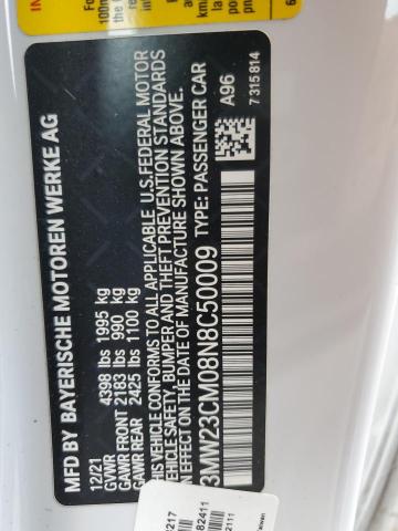 2022 BMW 230I 3MW23CM08N8C50009