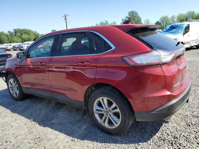 FORD EDGE SEL 2015 red  gas 2FMTK4J81FBC12864 photo #3