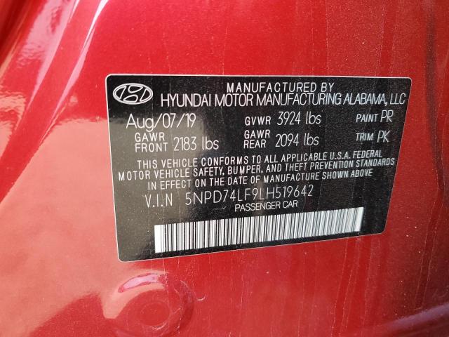 2020 HYUNDAI ELANTRA SE - 5NPD74LF9LH519642