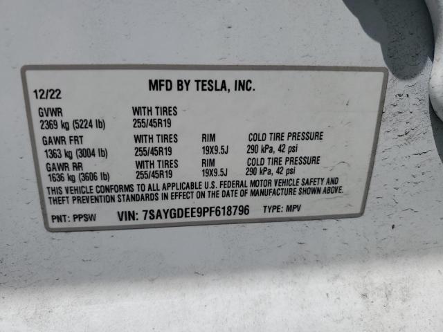 2023 TESLA MODEL Y - 7SAYGDEE9PF618796