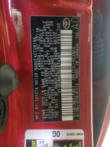 2016 TOYOTA COROLLA L - 2T1BURHE0GC674361