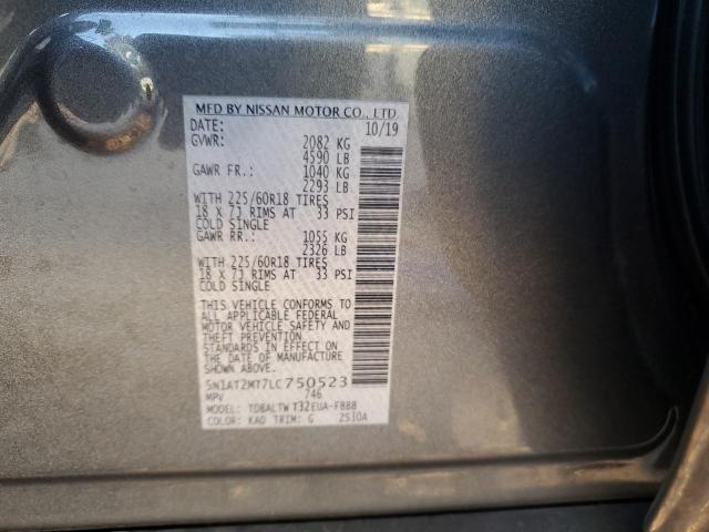 2020 NISSAN ROGUE S - 5N1AT2MT7LC750523