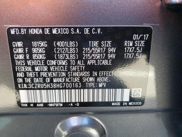 2017 HONDA HR-V LX 3CZRU5H38HG700163