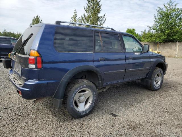 MITSUBISHI MONTERO SP 2001 blue  gas JA4MT21H51P049111 photo #4