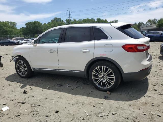 Vin: 2lmpj6lr3gbl29535, lot: 55343525, lincoln mkx reserve 20162