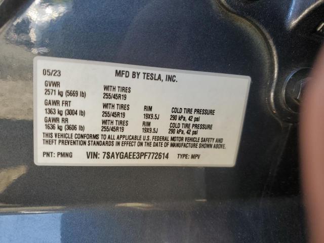 2023 TESLA MODEL Y - 7SAYGAEE3PF772614