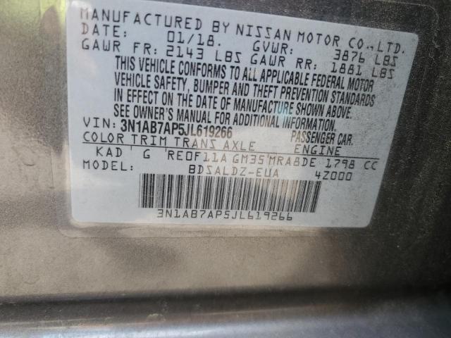 2018 NISSAN SENTRA S - 3N1AB7AP5JL619266