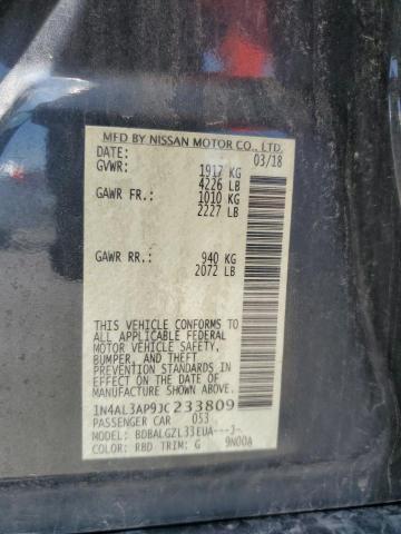 2018 NISSAN ALTIMA 2.5 - 1N4AL3AP9JC233809