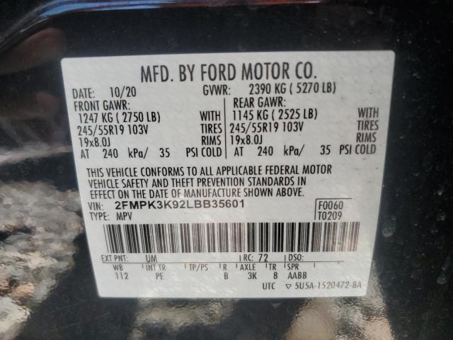 2020 FORD EDGE TITAN - 2FMPK3K92LBB35601