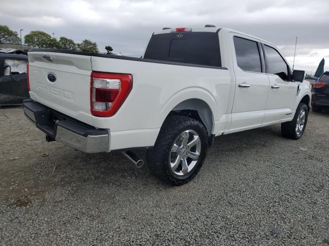 FORD F150 SUPER 2022 white  hybrid engine 1FTFW1ED3NFA28955 photo #4