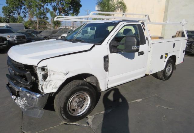 FORD F250 SUPER 2022 white  gas 1FTBF2A65NEE90385 photo #3