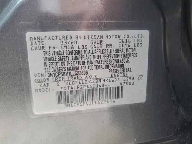2020 NISSAN KICKS S 3N1CP5BV1LL523696