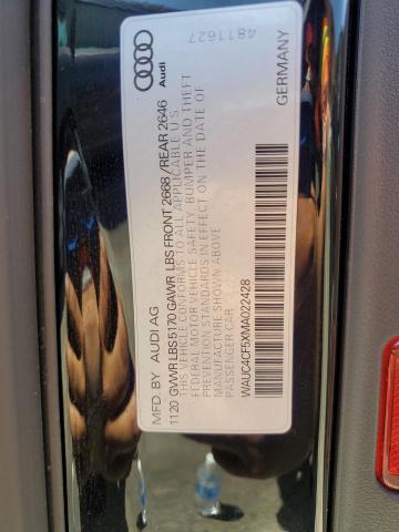 2021 AUDI S5 PREMIUM WAUC4CF5XMA022428