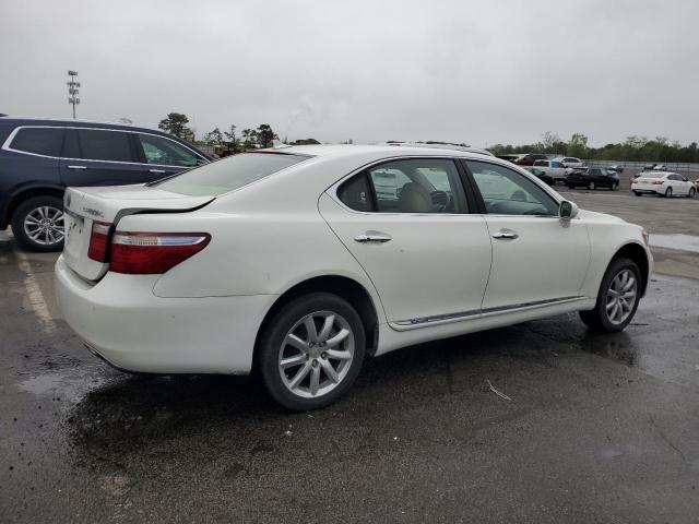 LEXUS LS 600HL 2008 white  Hybrid JTHDU46F385000337 photo #4