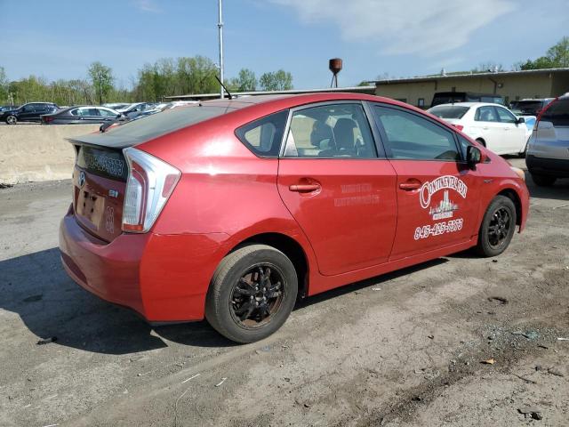 TOYOTA PRIUS 2012 red  hybrid engine JTDKN3DU1C0335992 photo #4