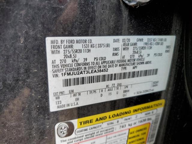 2020 FORD EXPEDITION - 1FMJU2AT3LEA38452