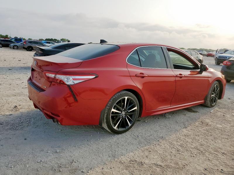 TOYOTA CAMRY XSE 2020 red  gas 4T1K61AK8LU339157 photo #4