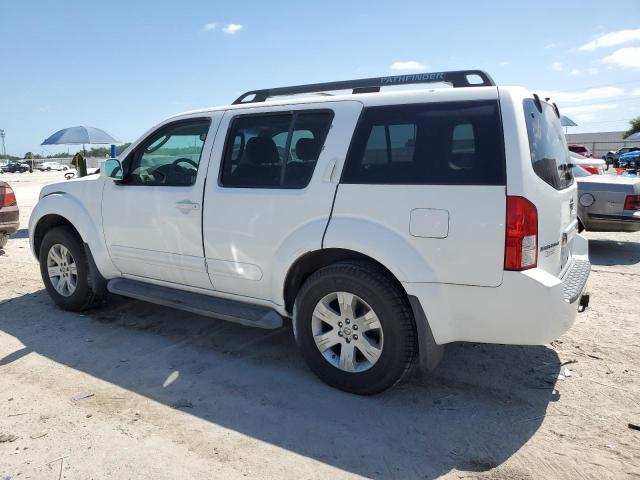 NISSAN PATHFINDER 2005 white  gas 5N1AR18U75C784962 photo #3
