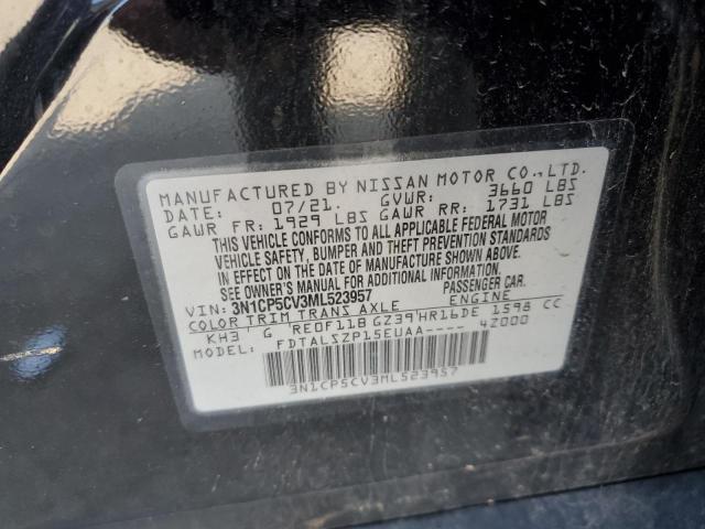 2021 NISSAN KICKS SV - 3N1CP5CV3ML523957