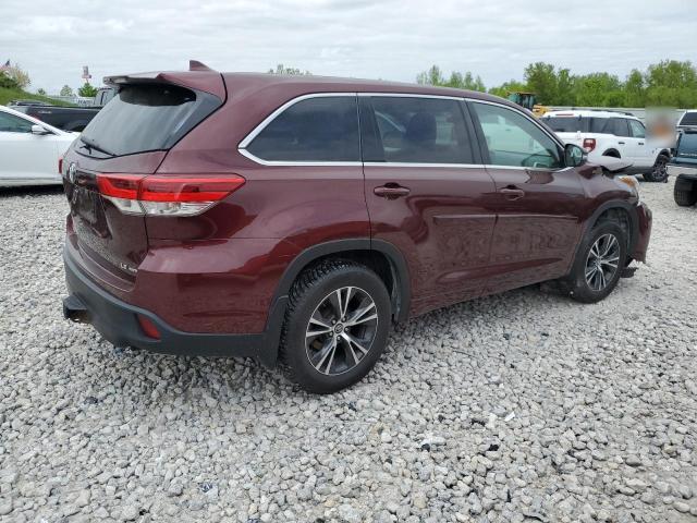 Vin: 5tdbzrfh2hs411506, lot: 56714665, toyota highlander le 20173