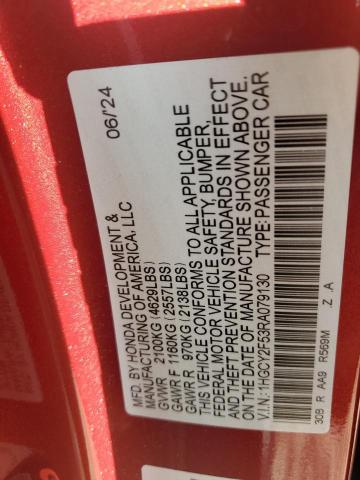 2024 HONDA ACCORD HYB - 1HGCY2F53RA079130