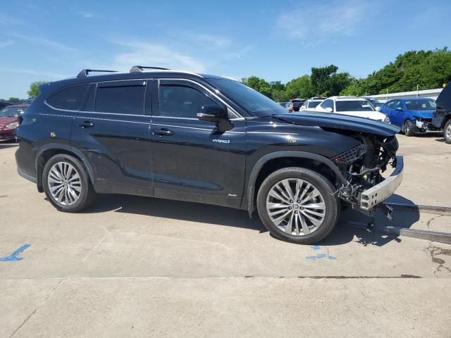 Vin: 5tdebrch1ms070017, lot: 55260535, toyota highlander hybrid platinum 20214