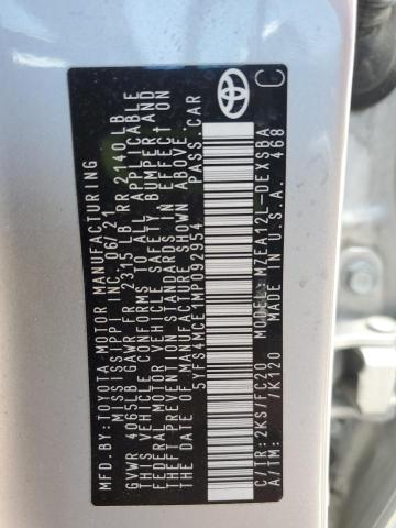 2021 TOYOTA COROLLA SE - 5YFS4MCE1MP092954