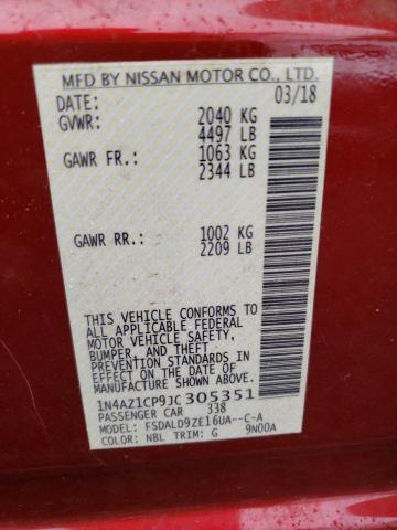 2018 NISSAN LEAF S 1N4AZ1CP9JC305351