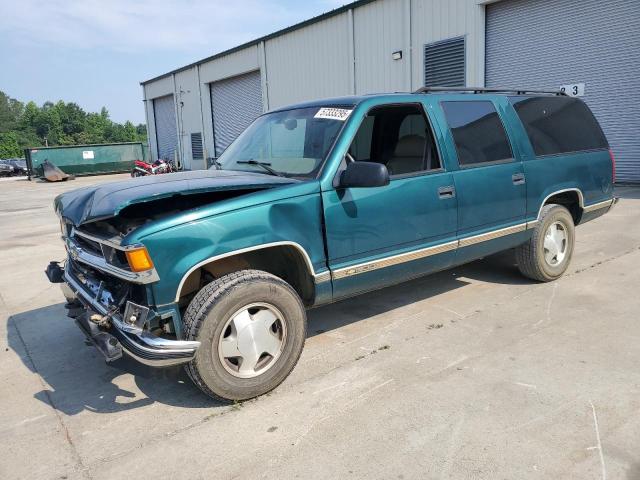 CHEVROLET SUBURBAN K 1997 green 4dr spor gas 3GNFK16RXVG114579 photo #1