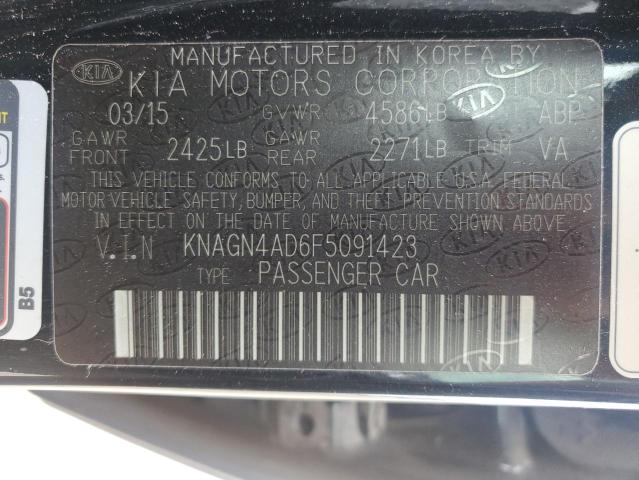 2015 KIA OPTIMA HYB - KNAGN4AD6F5091423