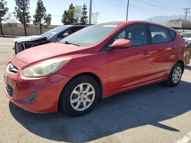 HYUNDAI ACCENT GLS 2014 red  gas KMHCT5AE8EU156715 photo #1