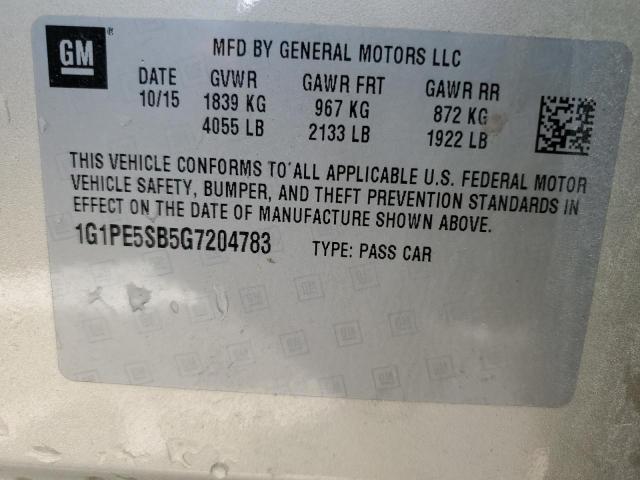 2016 CHEVROLET CRUZE LIMI - 1G1PE5SB5G7204783