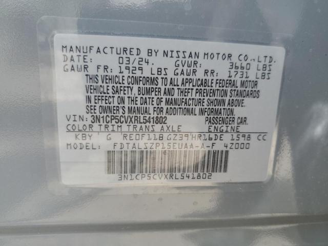 2024 NISSAN KICKS SV - 3N1CP5CVXRL541802