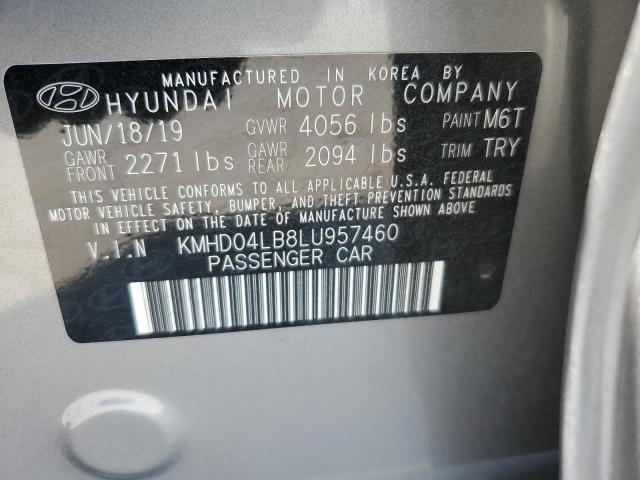2020 HYUNDAI ELANTRA SP - KMHD04LB8LU957460