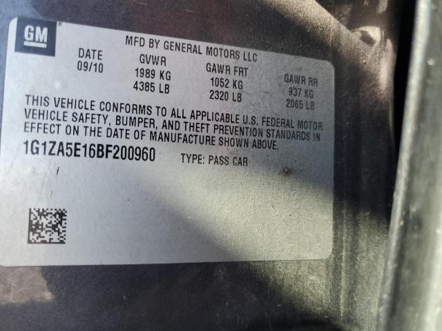 2011 CHEVROLET MALIBU LS - 1G1ZA5E16BF200960