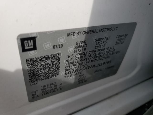 2020 BUICK ENCLAVE AV 5GAEVCKW4LJ119793