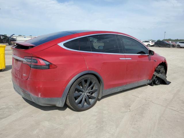 TESLA MODEL X 2018 red  electric 5YJXCBE29JF120376 photo #4