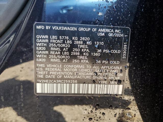 2024 VOLKSWAGEN ATLAS CROS 1V2HE2CA3RC259256
