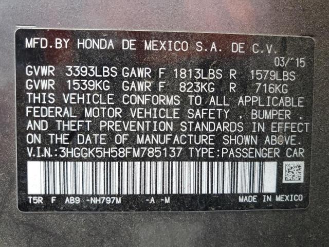 2015 HONDA FIT LX 3HGGK5H58FM785137
