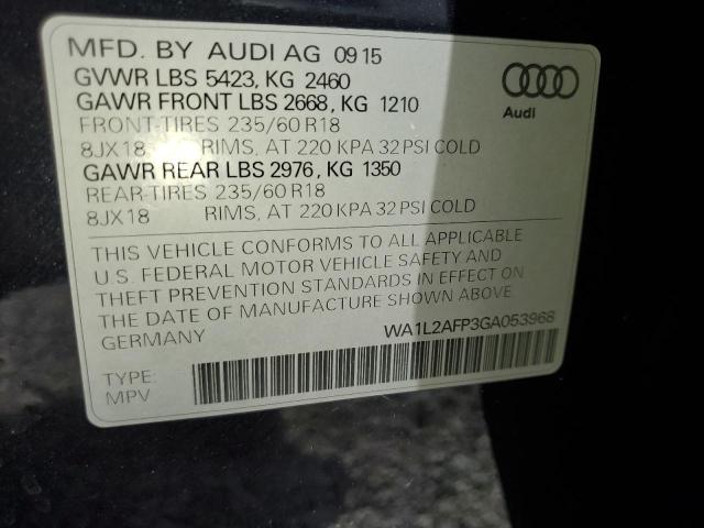 2016 AUDI Q5 PREMIUM - WA1L2AFP3GA053968