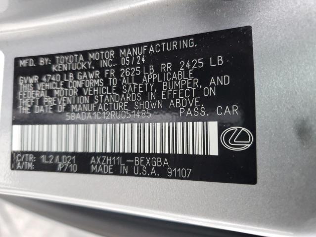 2024 LEXUS ES 300H BA 58ADA1C12RU051485