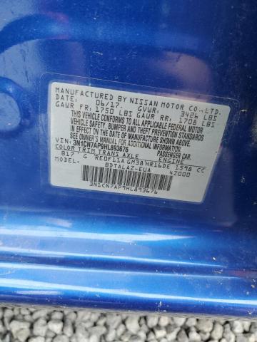 2017 NISSAN VERSA S - 3N1CN7AP9HL893676