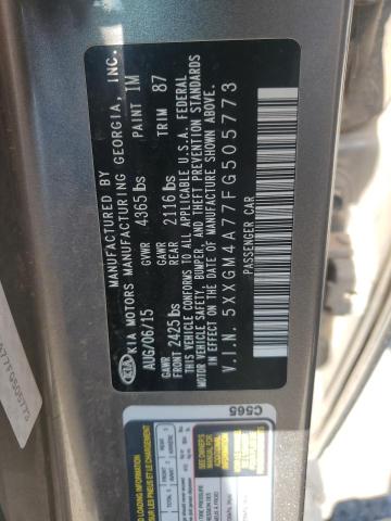 2015 KIA OPTIMA LX 5XXGM4A77FG505773