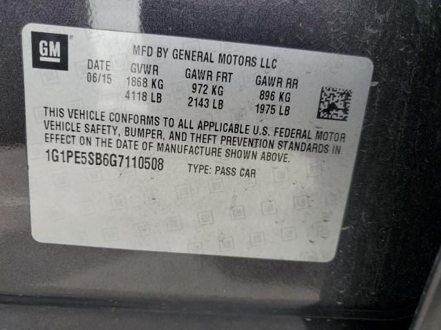 2016 CHEVROLET CRUZE LIMI - 1G1PE5SB6G7110508